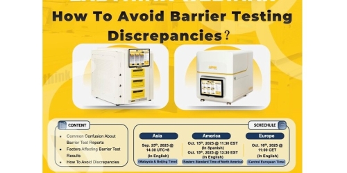 Hội thảo trực tuyến Labthink - Làm thế nào để tránh sự khác biệt trong thử nghiệm độ thẩm thấu Oxy - Hơi Nước ?