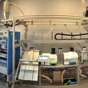 Hệ thống phân phối mẫu tự động Automated lab system for animal feed factories 