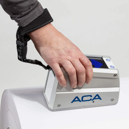 Máy đo độ cứng cuộn giấy, màng nhựa cầm tay ACA RoQ